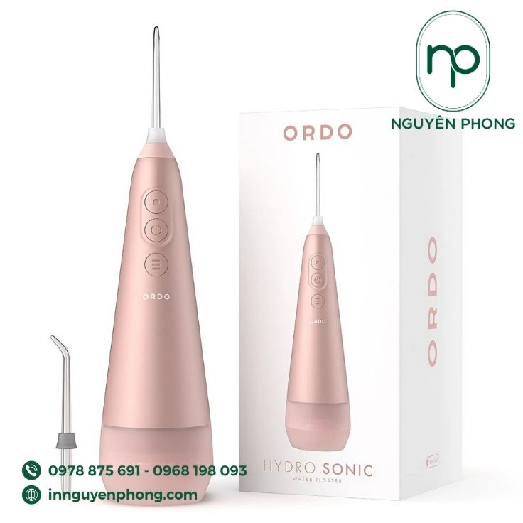 Mâu in hộp đựng máy tăm nước tối giản 